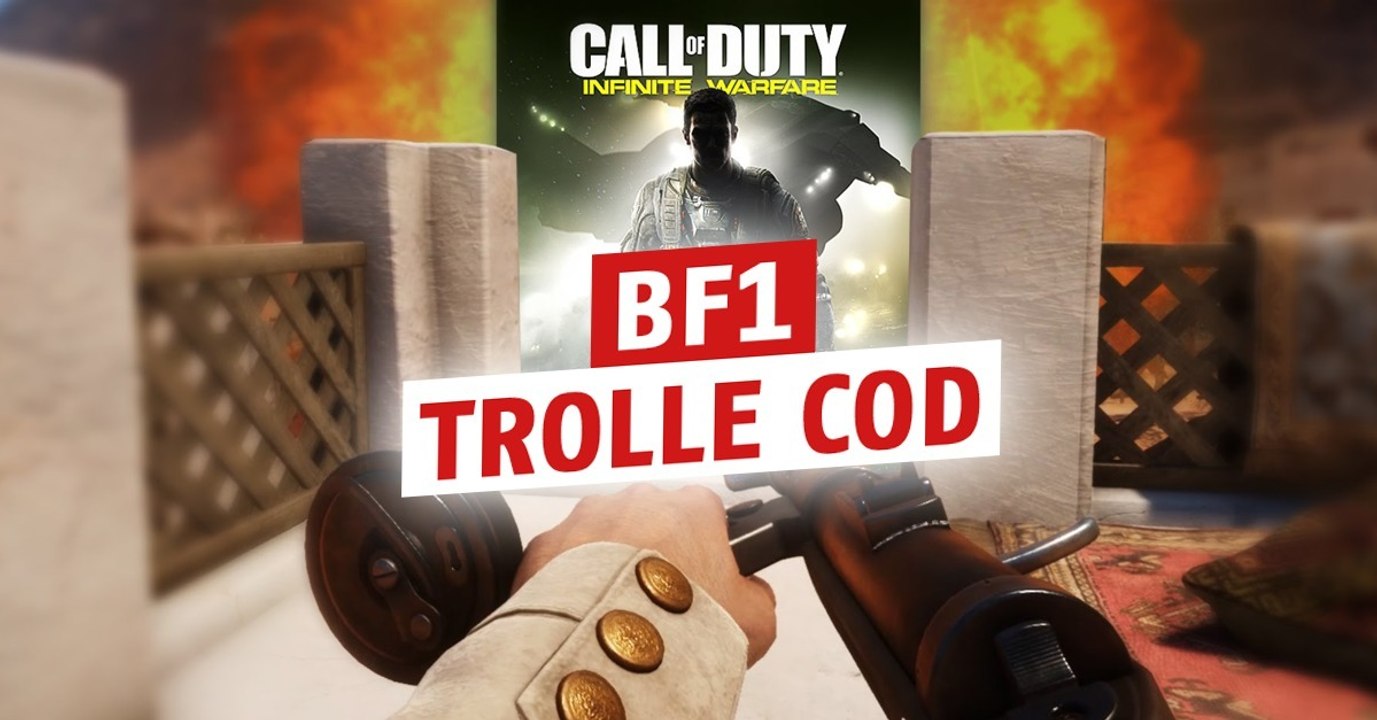 Un joueur de Battlefield 1 réussit à parfaitement troller les joueurs de Call of Duty