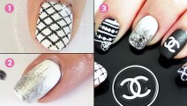 Ce nail art inspiré de la haute couture est super chic. Tout le monde peut le réussir !