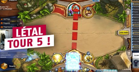 Hearthstone : un létal tour 5 avec un adversaire à 29 PV ? Pas de problème !