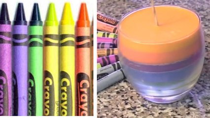 Avec de simples crayons, cette femme réalise des bougies ! Le résultat est vraiment joli