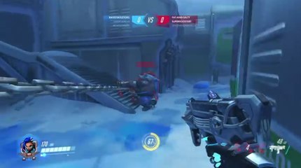 Overwatch : Sombra fait totalement bugger Chopper et son hook