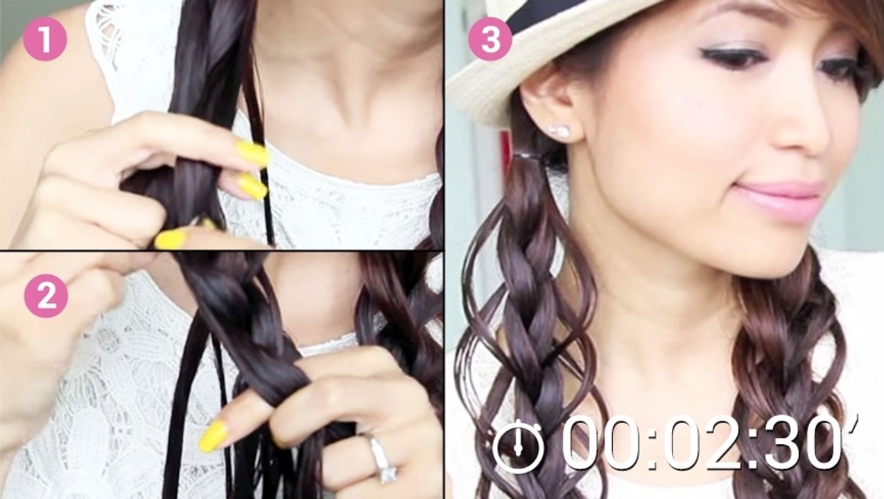 Réalisez des tresses façon plumes, pour un look super original !