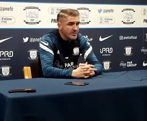 Ryan Lowe’s pre match press conference