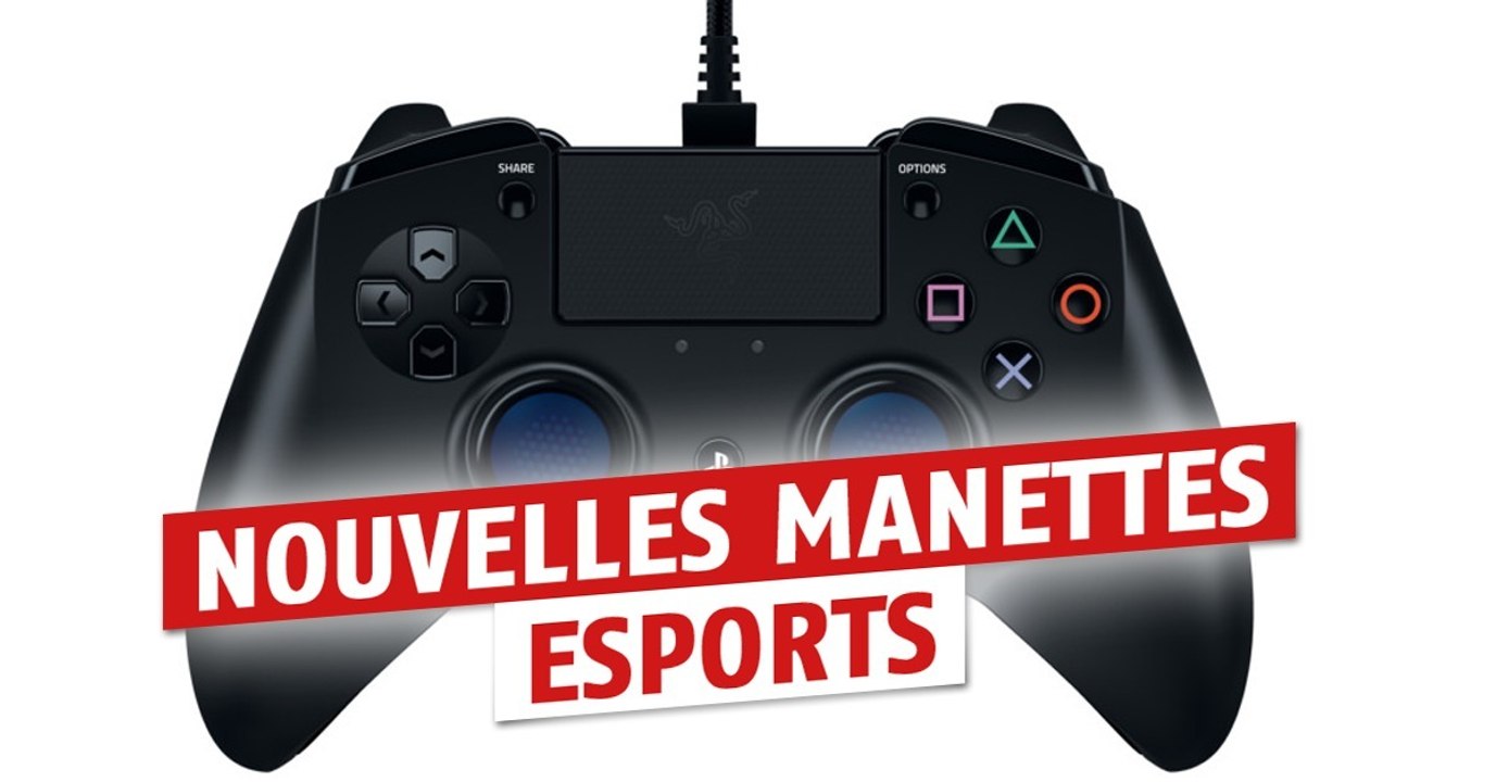 PlayStation 4 : Razer et Nacon annoncent des manettes PRO pour la console de Sony