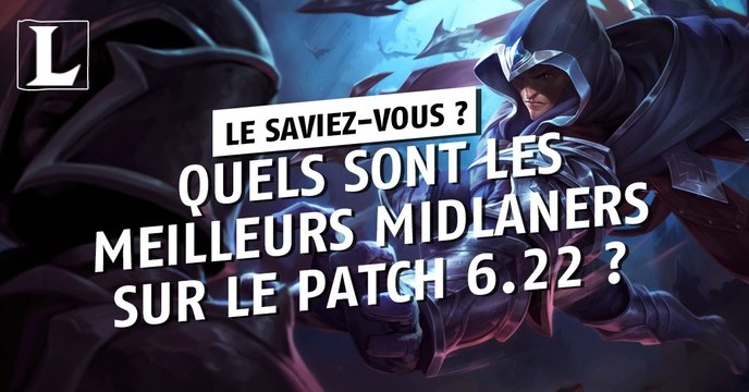 League of Legends : quels sont les meilleurs midlaners sur le patch 6.22 ?