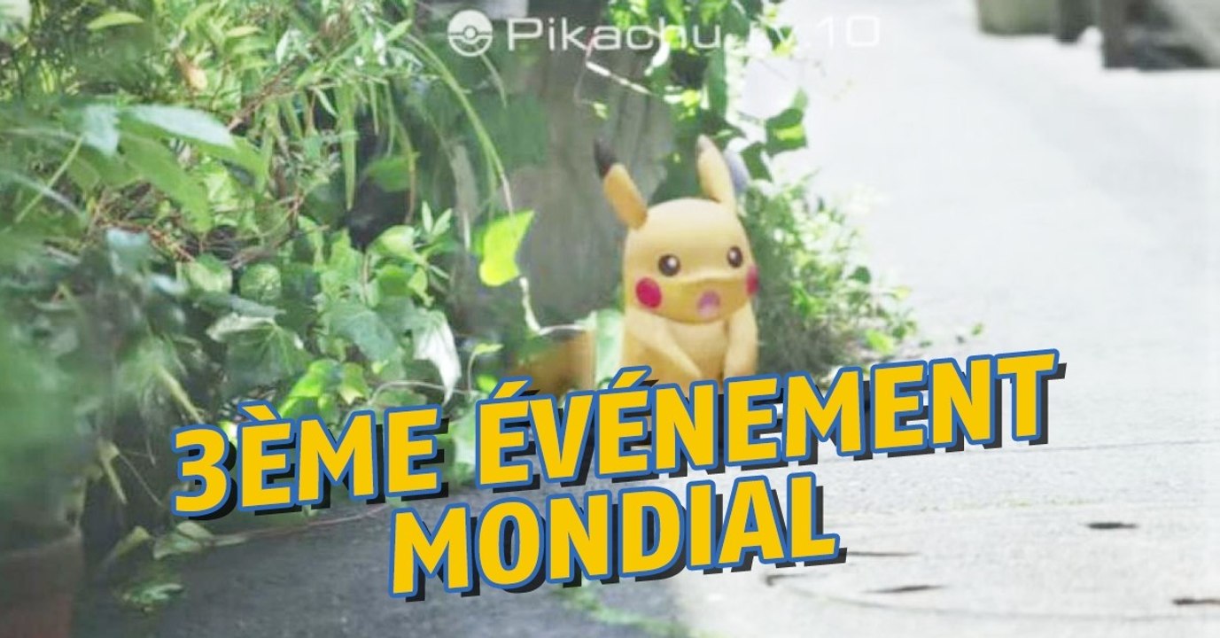 Pokémon Go : Niantic dévoile son troisième événement mondial pour remercier les joueurs