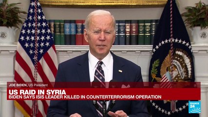 US will 'find you' Biden tells 'terrorists' after Syria raid