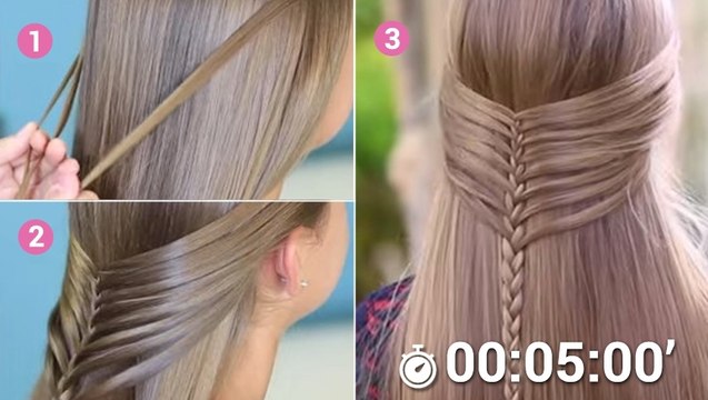 Cette demi tresse sirène est vraiment bluffante. Apprenez à la réaliser facilement !