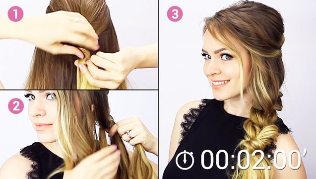 Cette tresse rétro est très élégante. Et elle se fait très facilement !