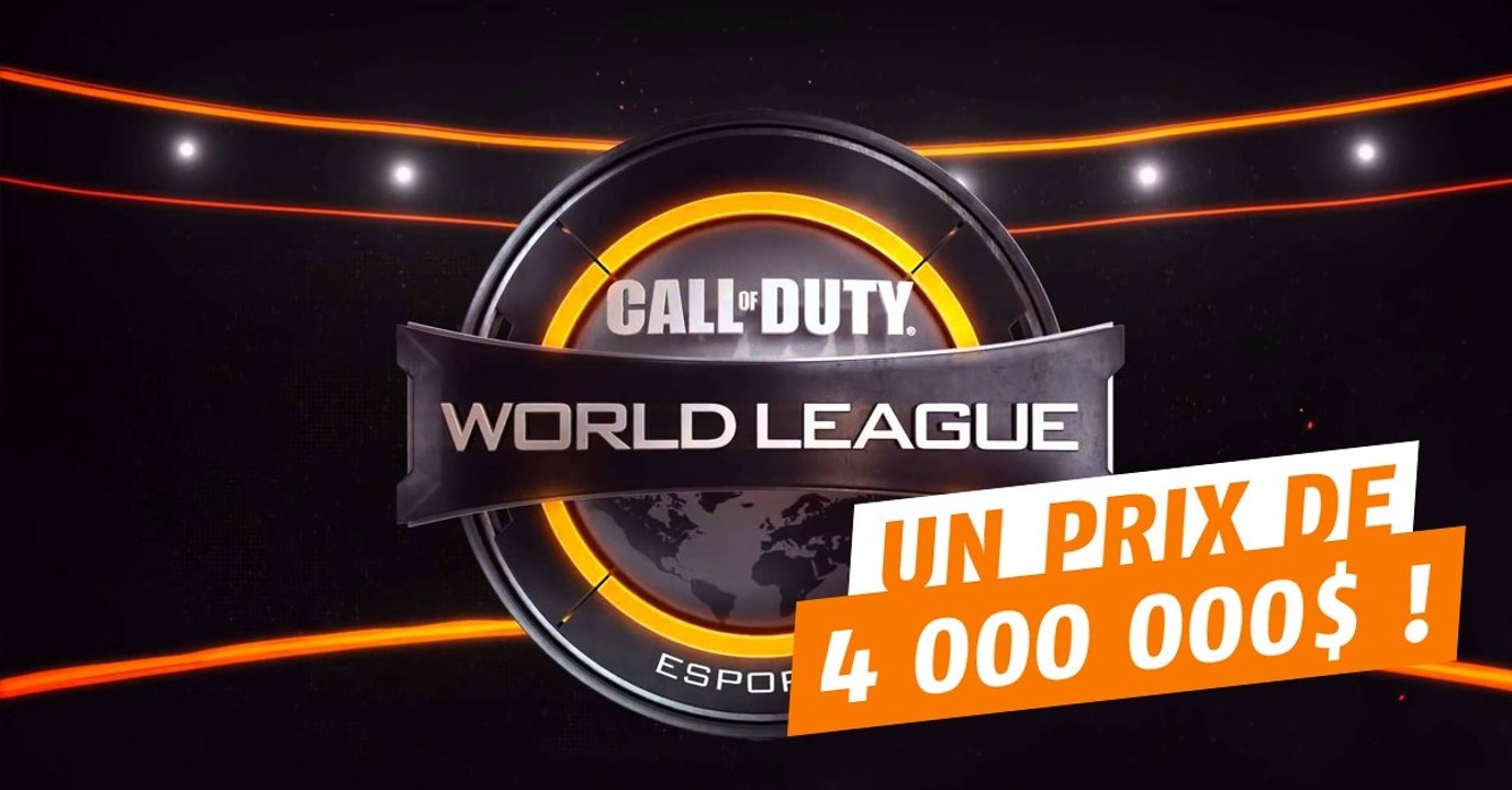 Call of Duty World League : 4 millions de dollars de cash prize pour les champions