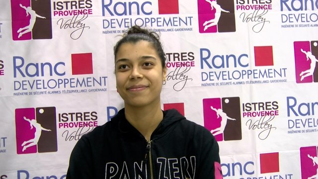 Interview maritima: Marie Andriamaherizo avant Istres Provence Volley contre Saint Dié en Coupe