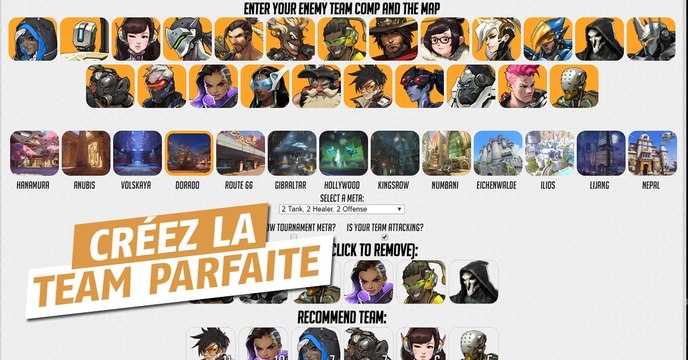 OverwatchCounters : l'outil qui vous permet de créer la team parfaite pour contrer vos adversaires sur Overwatch