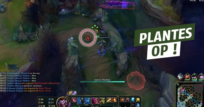 League of Legends : ce joueur a trouvé une nouvelle utilisation offensive pour les plantes