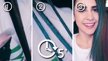 Envie d'une coloration le temps d'une soirée ? Cette solution toute simple ne coûte presque rien !