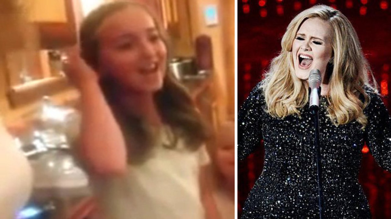 Une fille de 11 ans chante Rolling in the deep d'Adele