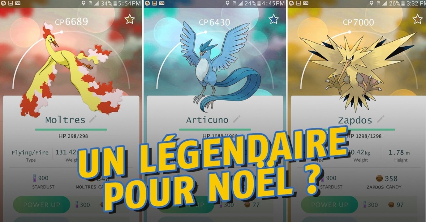 Pokémon Go : un Pokémon légendaire pour Noël ?