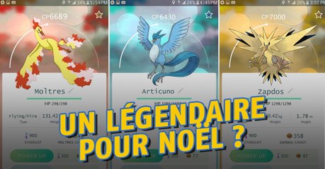 Pokémon Go : un Pokémon légendaire pour Noël ?