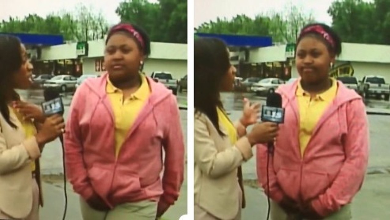 Elle se fait pipi dessus pendant une interview en direct