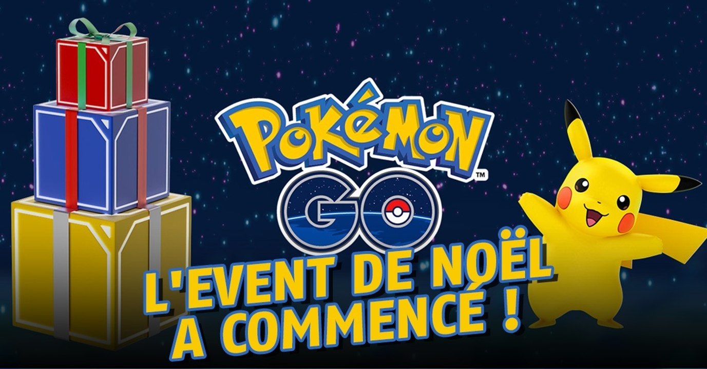Pokémon Go : l'événement de Noël est enfin là !