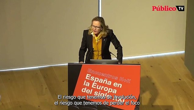 Nadia Calviño: No voy a hacerme otra foto en la que sea la única mujer