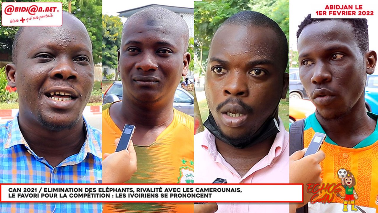 CAN 2021 : Elimination des Eléphants, rivalité avec les Camerounais, le favori pour la compétition - les Ivoiriens se prononcent