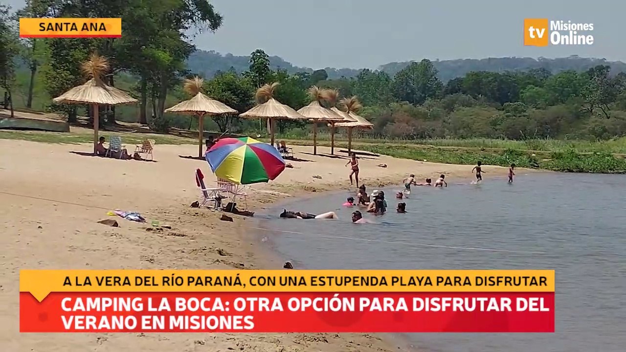 Camping La Boca: Otra opción para disfrutar del verano en Misiones