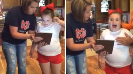 Atteinte de trisomie, une fillette de 10 ans apprend qu'elle va devenir pom-pom girl