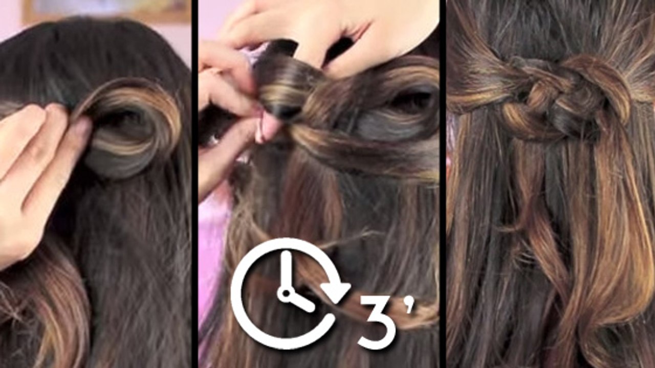 Cette coiffure est super facile à faire. Vous n'allez pas en revenir !