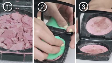Votre poudre est cassée ? Apprenez à la réparer très facilement !