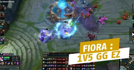 League of Legends : cette Fiora sauve la game en 1v5 dans la base adverse