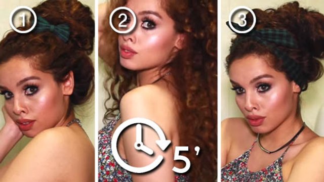 Vous ne savez jamais comment coiffer vos cheveux frisés ? Voici un max d'idées !