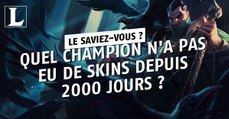 League of Legends : quel champion n'a pas eu de skin depuis 2000 jours ?