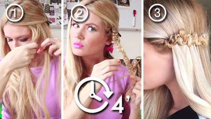 Cette tresse hallucinante est très simple à faire. Vous n'allez pas en revenir !