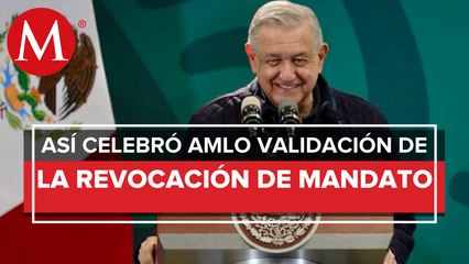 AMLO celebra que revocación de mandato sea un hecho