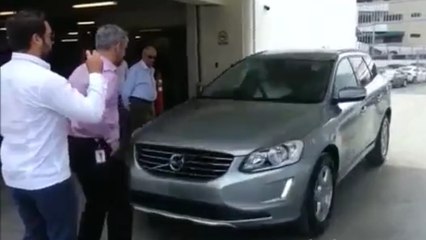 Un test de freinage qui ne se passe pas du tout comme prévu