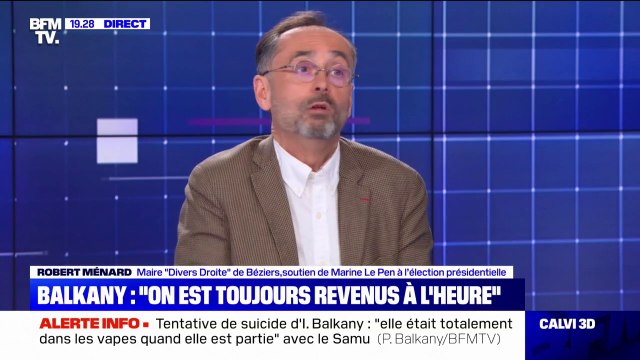 Robert Ménard à propos des Balkany: Si on veut être respecté [lorsqu'on est un homme politique], il faut être clean
