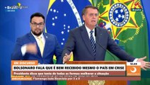 ''Gasolina a R$ 7, diesel a R$ 5, inflação e o povo me trata bem'', afirma presidente Bolsonaro