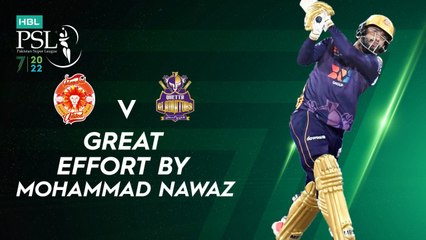 Great Efforts By Mohammad Nawaz | Islamabad United vs Quetta Gladiators | Match 10 | HBL PSL 7 | ML2G
