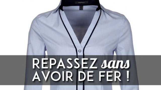 Vous n'avez pas de fer à repasser ? Cette astuce va vous sauver la vie !