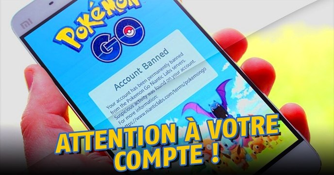 Pokémon Go : Niantic peut supprimer votre compte à cause d'un bug