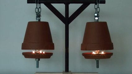 Cette lampe se réalise très facilement. Une touche déco originale !