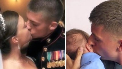 Un papa rencontre son bébé pour la première fois depuis sa naissance