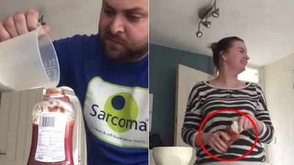 Il piège sa copine avec du ketchup explosif !