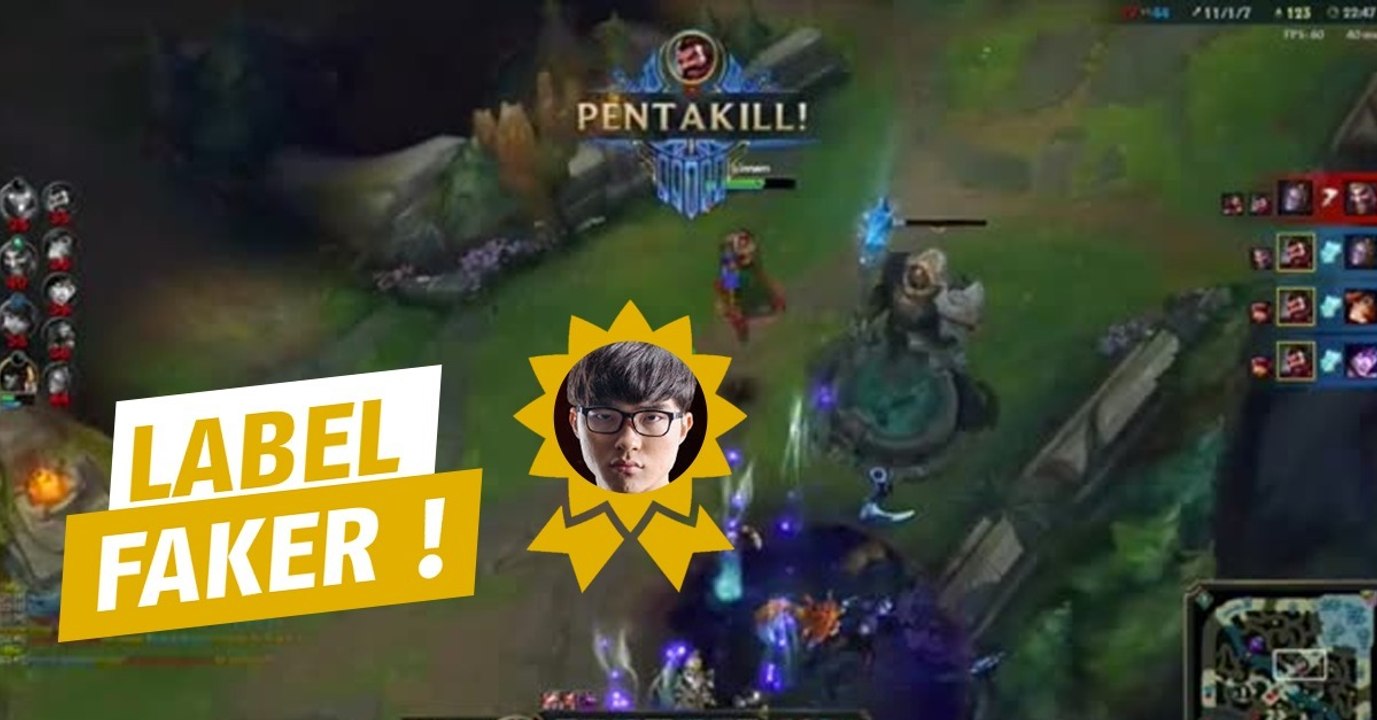 League of Legends : Faker présente ses pentakills préférés