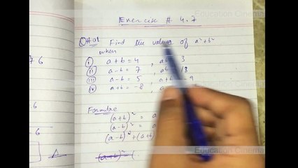 Q#1(i) & Q#1(ii) of Ex#4.7 _ Algebraic Expression _ in Hindi_Urdu _ Sindh Board _ Education Cinema