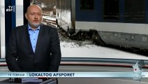 Tog med passagerer afsporet | Lokaltog afsporet | Tølløsebanen | Ruds Vedby | Sorø | 10-02-2017 | TV ØST @ TV2 Danmark
