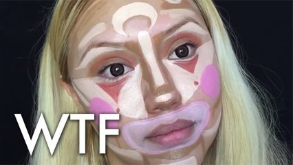 Cette fille veut se faire du contouring... et le résultat dérape totalement !