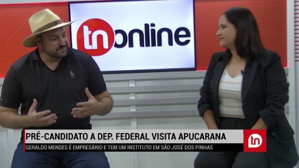 PRÉ-CANDIDATO A DEPUTADO FEDERAL VISITA APUCARANA