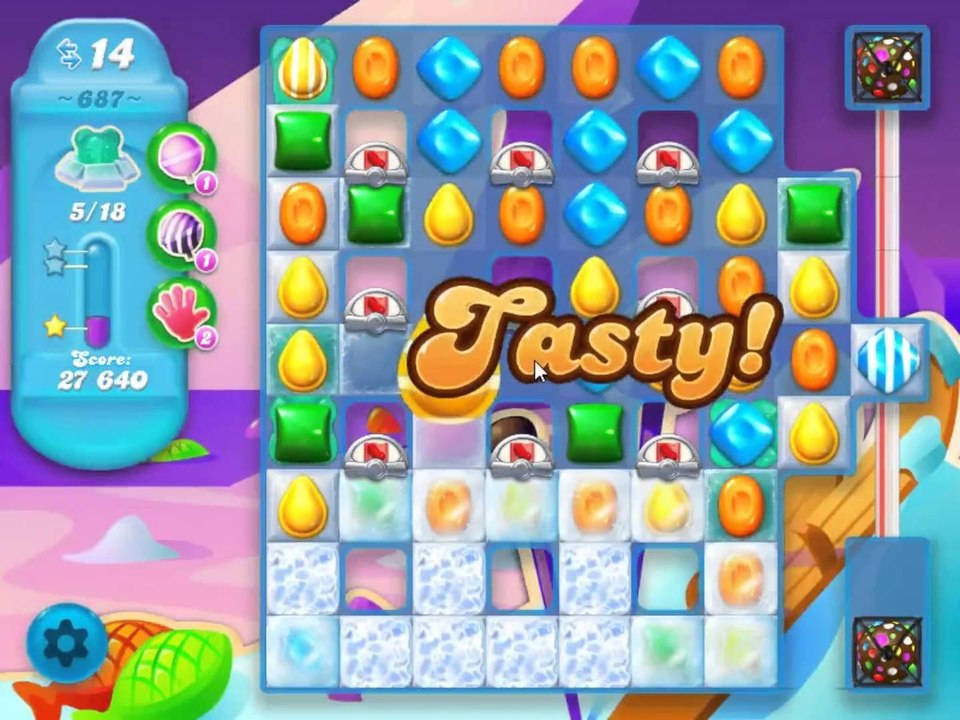 Candy Crush Soda Saga niveau 687 : solution et astuces pour passer le level