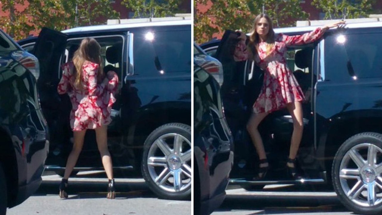 Cara Delevingne surprise en pleine danse dans un parking